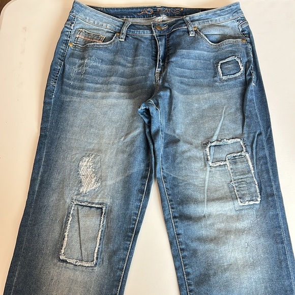 Jag Jeans - 10, relaxed boyfriend, deconstructed jeans, patchwork‎ - Picture 4 of 11